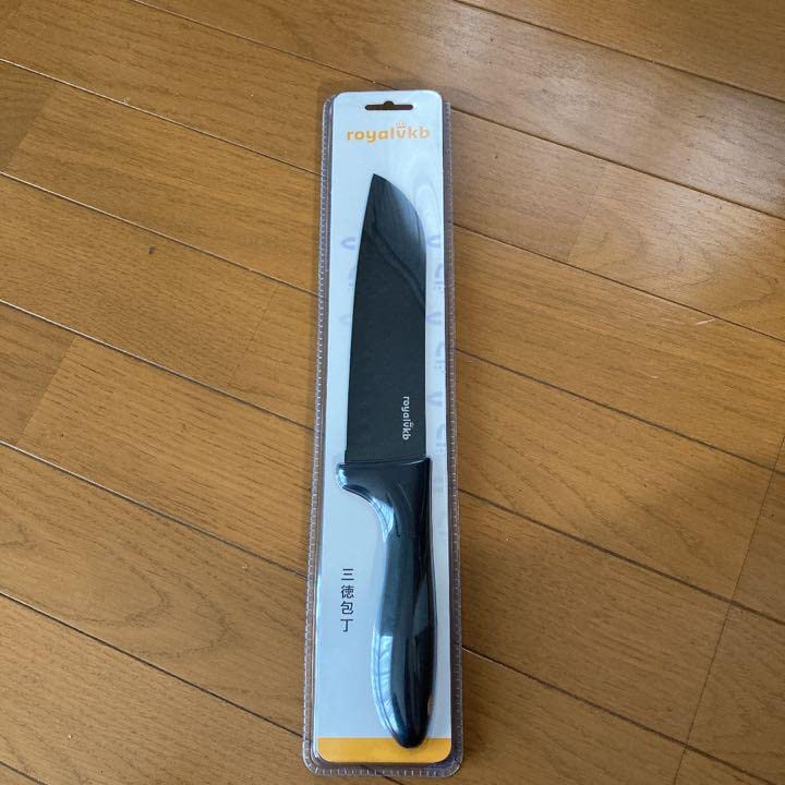 Amazon.co.jp: ダイソーシール三徳包丁RoyalVKB（ロイヤルブイケービー